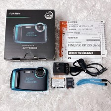 FUJIFILM FinePix XP130 Sky Blue Tested Working With Battery From Japan