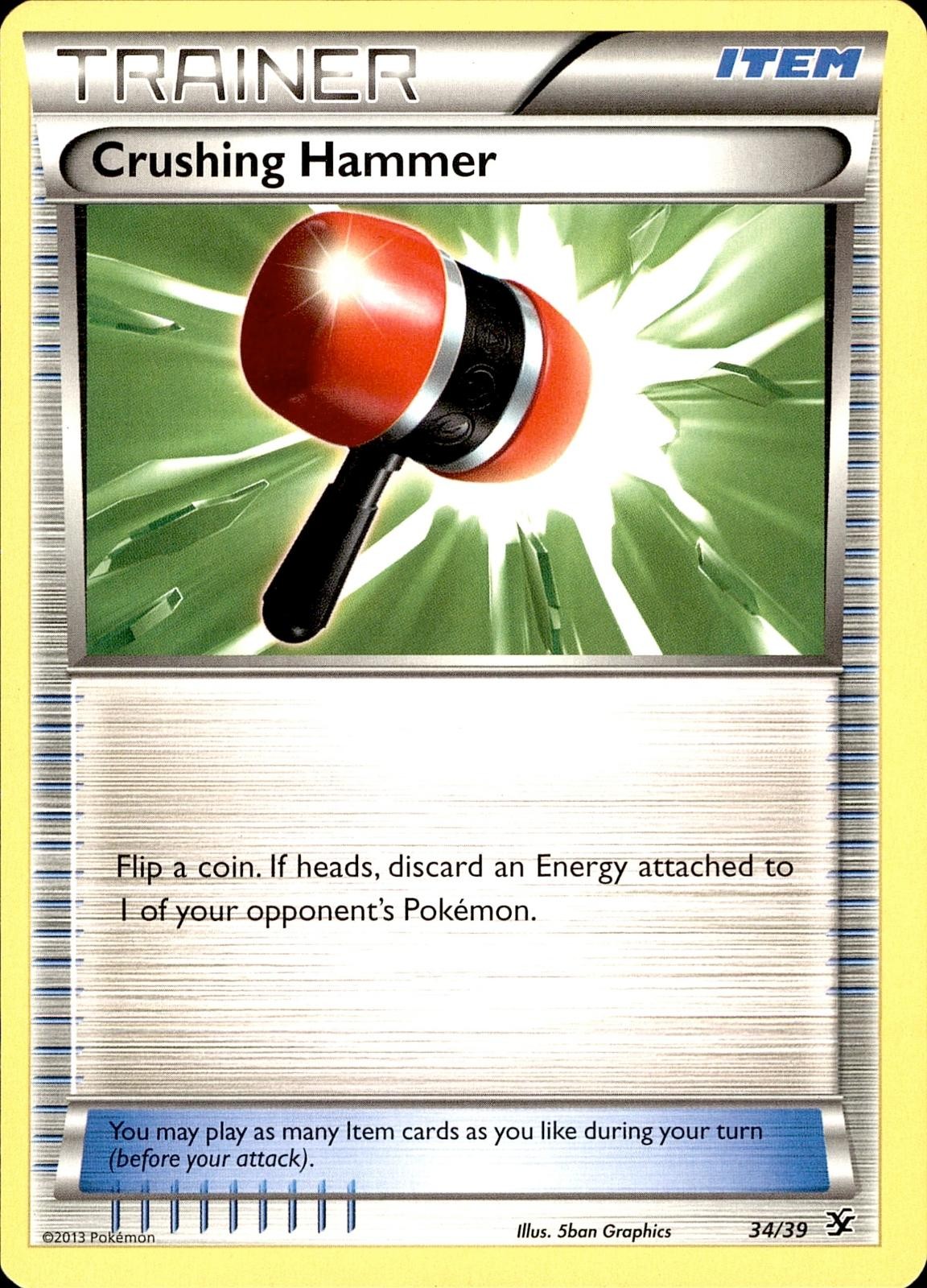 POKEMON CRUSHING HAMMER 34/39 KALOS STARTER SET MP