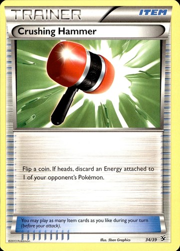 POKEMON CRUSHING HAMMER 34/39 KALOS STARTER SET MP