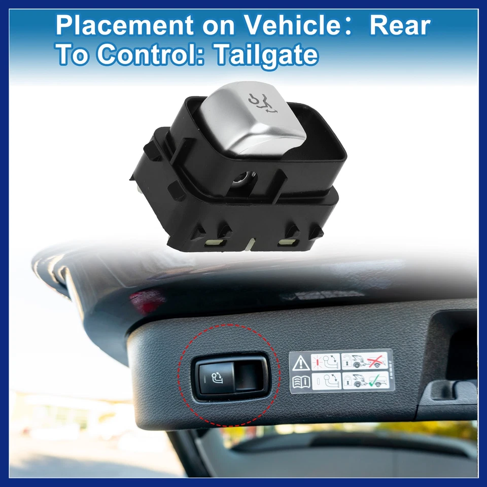 Trunk Release Switch 2059051713 for Mercedes-Benz C180 C180 C200 C300 Black - Image 3 of 4