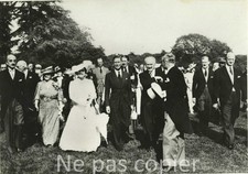 ALBERT LEBRUN c.1937 GEORGE VI ELIZABETH BOWES-LYON Bagatelles PARIS ph. 12 x 18