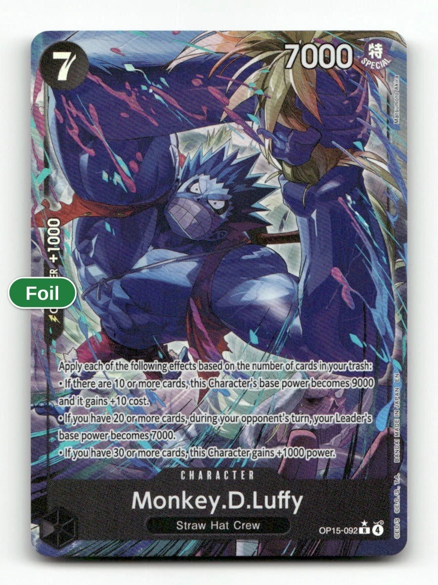 25+ Monkey.D.Luffy OP15-092 Adventure on Kami's Island for sale