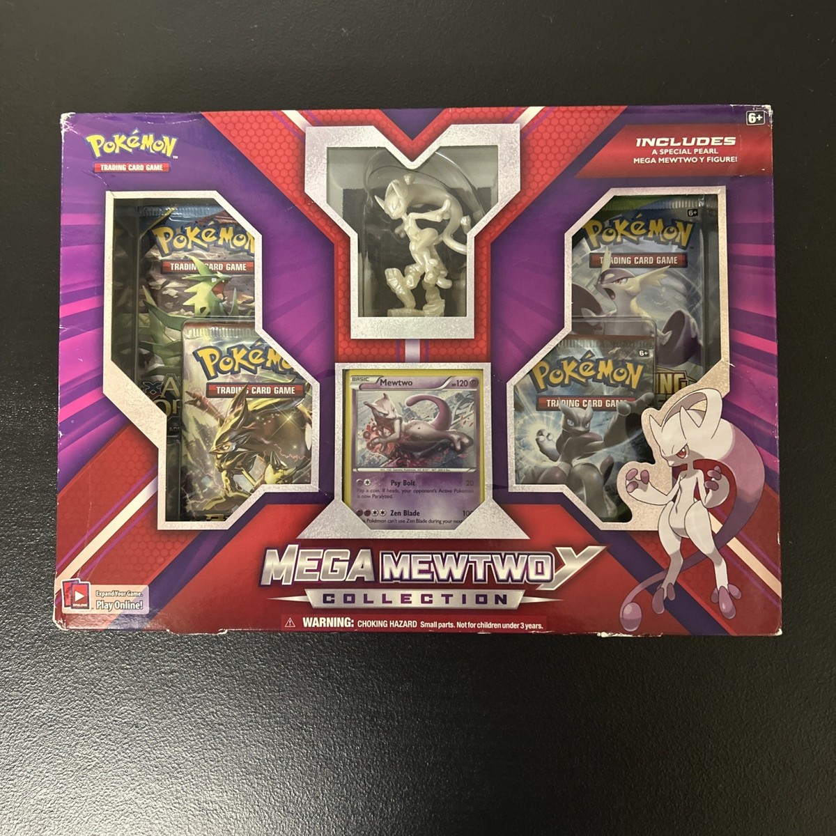 Pokemon TCG: Mega Mewtwo Y Figure Collection Box XY ERA 2015 New