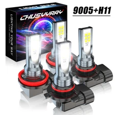 For Chevy Silverado 1500 2007-2015 LED Combo Headlight Kit bulbs High Low Beam
