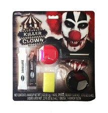 Killer Clown Makeup Kit Halloween Accessory Fun World
