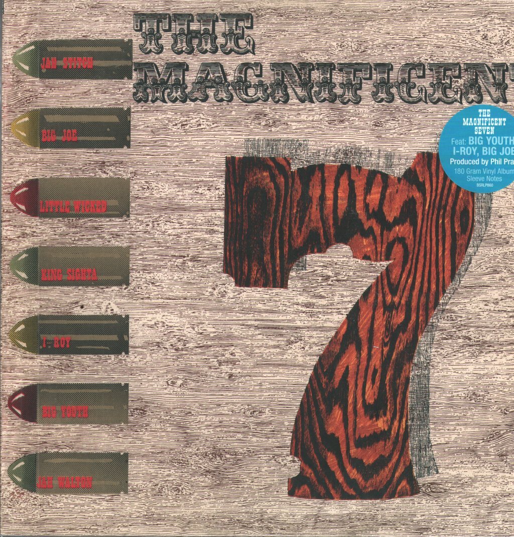 Various Artists Magnificent Seven LP vinyl Europe Burning Sounds 2023 180g LP