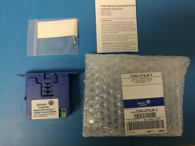 JOHNSON CONTROLS CSD-CF0J0-1 Current Sensing Relay 1.5A Self Powered NEW