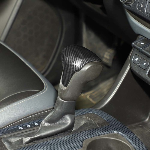 Center Interior Gear Shift Head Trim For Chevy Colorado 2014-2022 Carbon Fiber - Foto 10 di 23