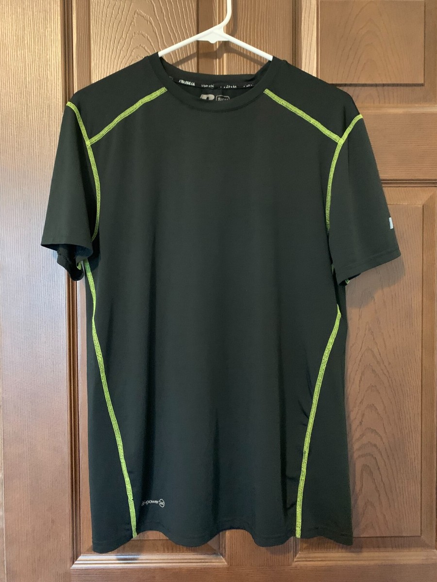 Russell Training Fit Dri Power 360 Athletic Shirt Black/Neon