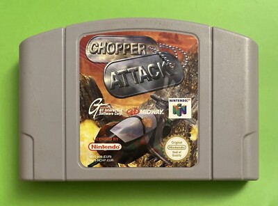 Chopper Attack - Nintendo N64 - PAL - Nur Cartridge - GETESTET