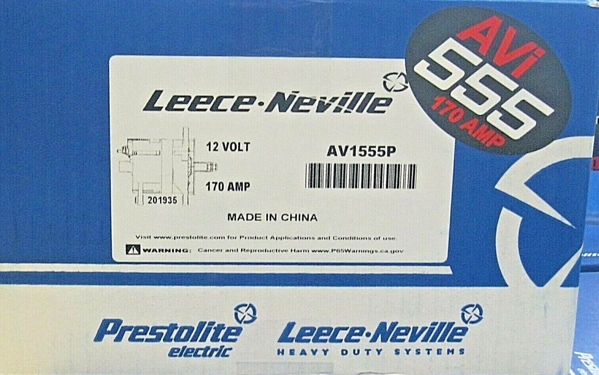 Leece-Neville 170A 12V P Mount Alternator AV1555P | Aftermarket