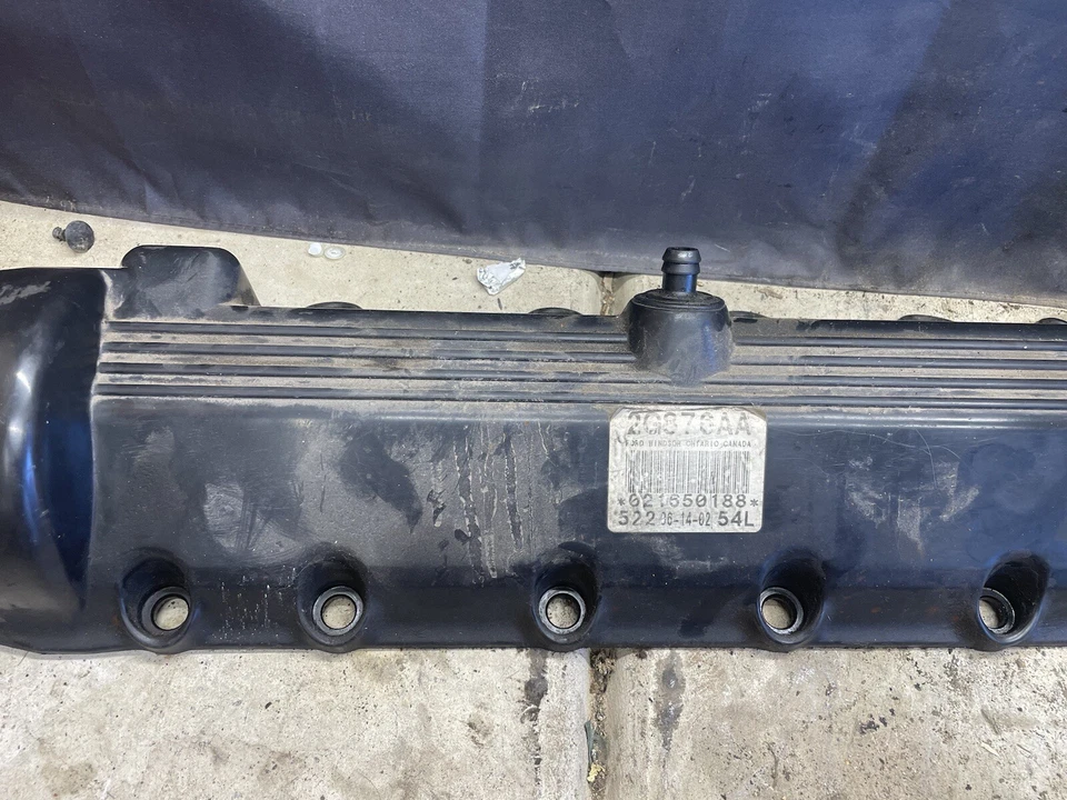 97-04 Ford F-150 5.4L Derecho Izquierdo Conductor Pasajero Válvula Cubierta F65E-6591-CC OEM Foto 3 de 4
