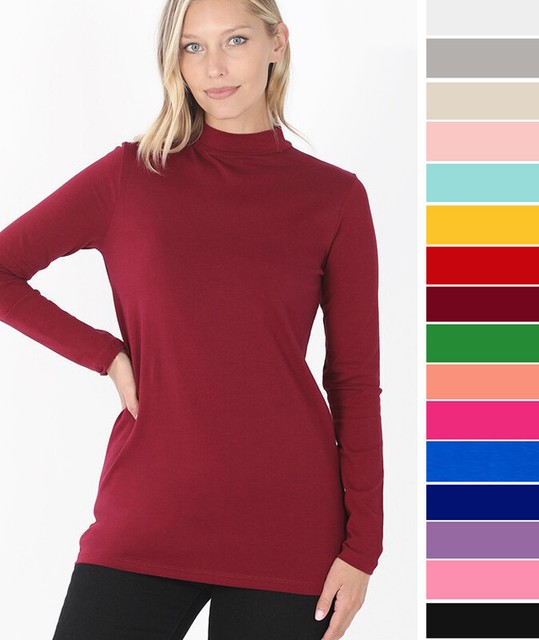 mock turtleneck petite