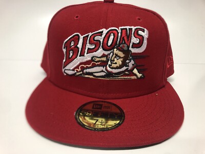 New Era Buffalo Bisons Throwback Prime Edition Fitted Cap 7 1/2. 59