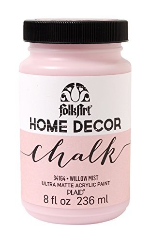 Plaid Craft Folkart Home Decor Chalk Paint 8oz Willow Mist For