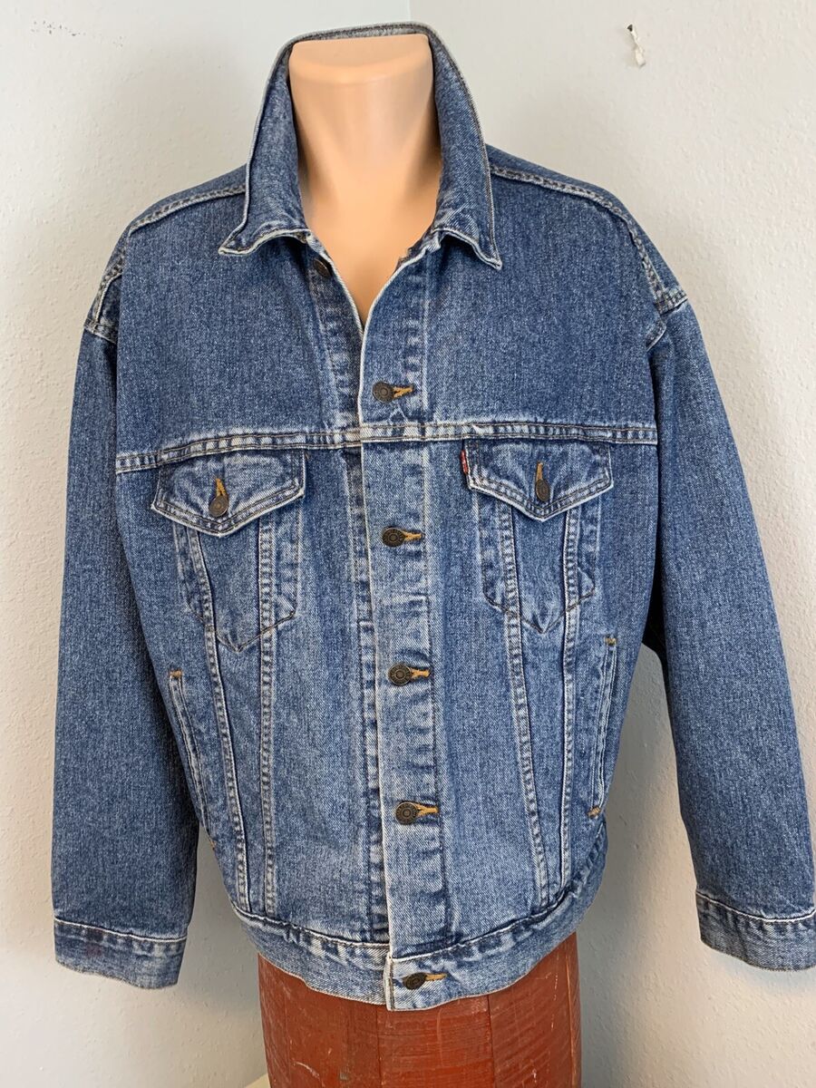Levi's Men's 527 Denim/Jean Trucker Jacket/Western Lg | eBay Levi's Men's 527 Denim/Jean Trucker Jacket/Western Lg | eBay
