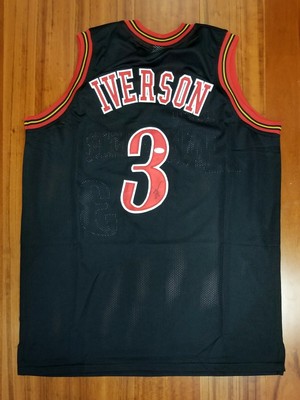 iverson autographed jersey