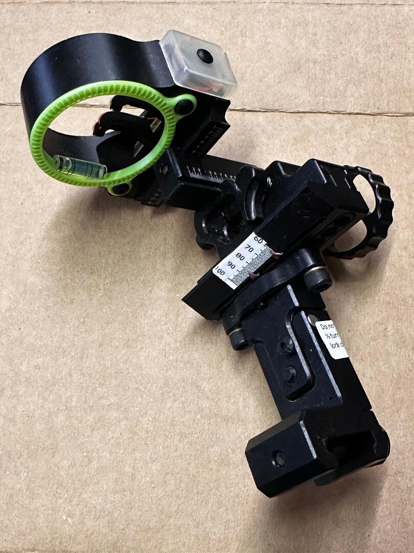 HOYT Picatinny Black Gold Ascent .019 Bow Sight 3 RX7 RX8 ALPHA X VTM