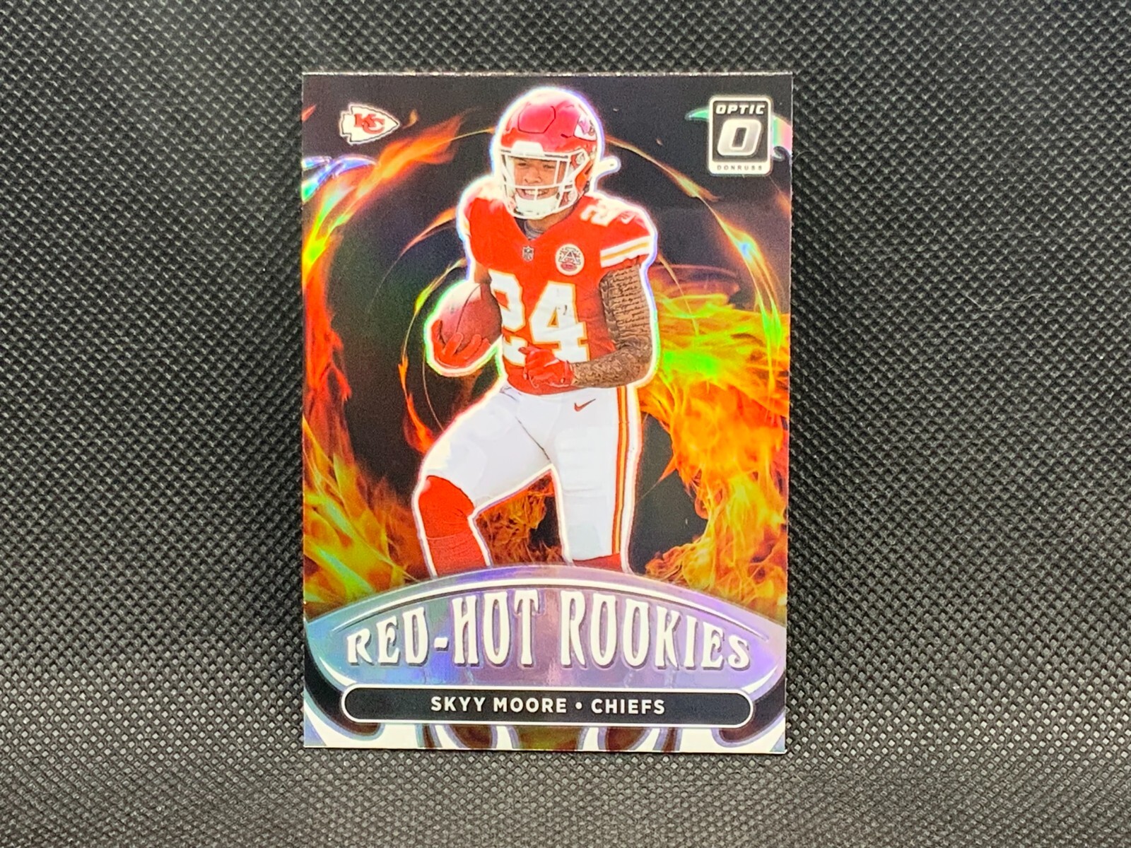 2022 Donruss Optic SKYY MOORE Red Hot Rookies #RHR-8 Chiefs