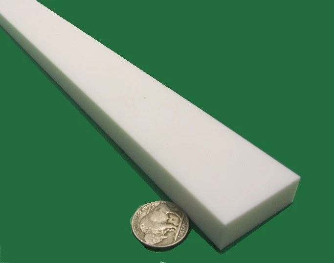 Teflon PTFE Virgin Bar 1/2" - .500" Thick x 1.50" Wide x 48" Long White - Image 4 of 4