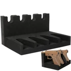 4 Slots Gun Stand Modular Density Foam Handgun Magazine Rack Gun Model Display