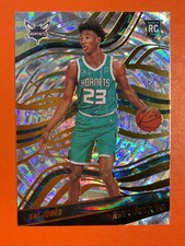 2021-22 Panini Revolution Kai Jones Fractal Rookie RC #141 Charlotte Hornets