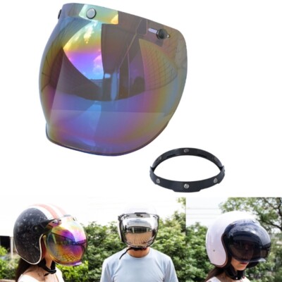 Universal Flip up Lens Bubble Face Shield- Mask- for Motorcycles