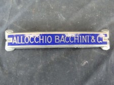 Placca radio Allocchio Bacchini Badge