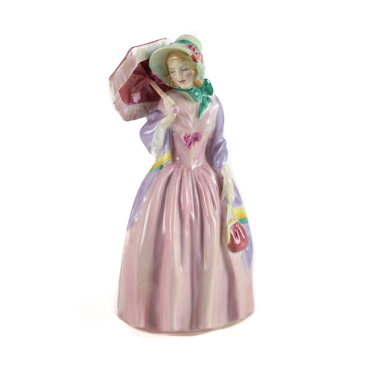 ロイヤルドルトン　MISS DEMURE Royal Doulton Hand Painted Porcelain Figurine 'Miss Demure' HN