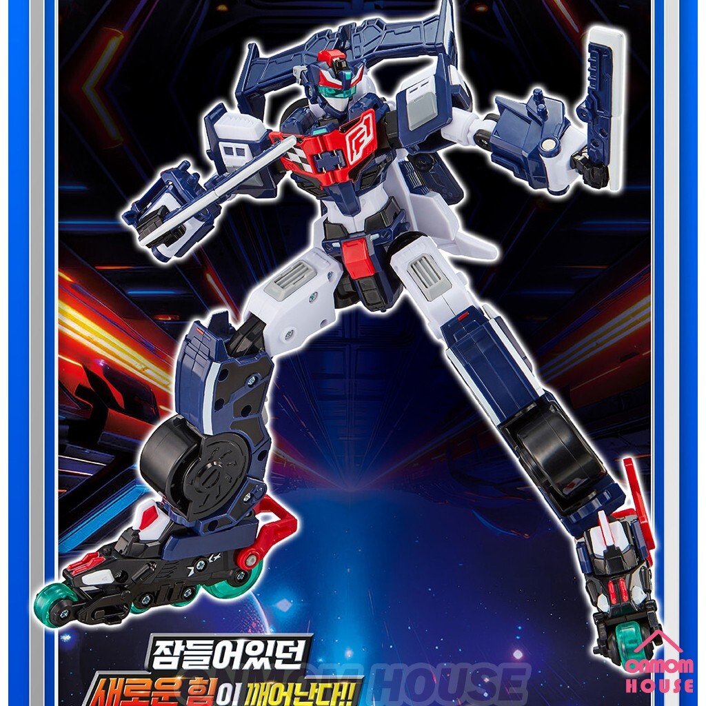 Metal Cardbot S FLASHVECTOR Race Car Transformer Robot Toy