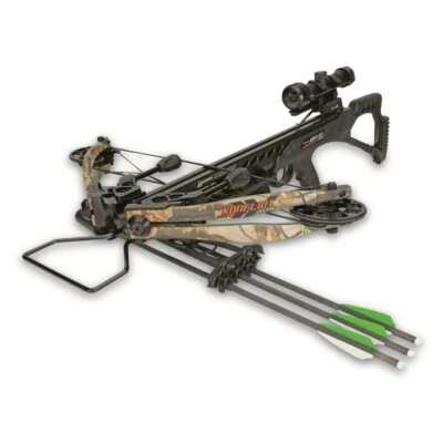 BEAR ARCHERY Konflict 405 CROSSBOW Full PACKAGE True Timber CLOSEOUT $255 WOW !!