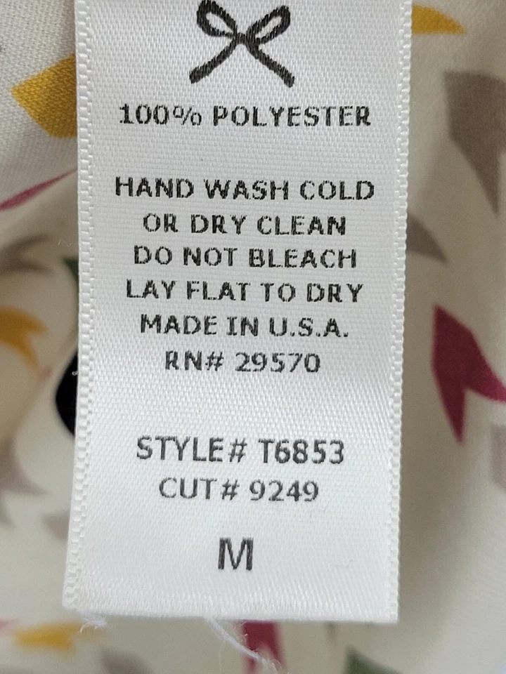 Top Everly Mujer Medio Bronceado Colorido Estampado de Flechas Boho Moda Popover Foto 4 de 4