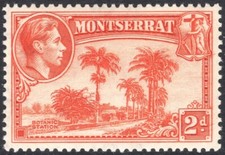 MONTSERRAT-1938-48 2d Orange Perf 13 Sg 104 MOUNTED MINT