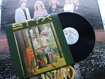 Styx  ~ The Grand Illusion ~ Vintage  LP w/Poster   A&M Records SP-4637