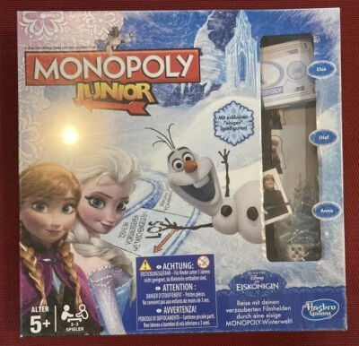 Hasbro Parker Monopoly Junior die Eiskönigin Anna Elsa Olaf ❤️❄️⛄️ - Bild 1 von 2