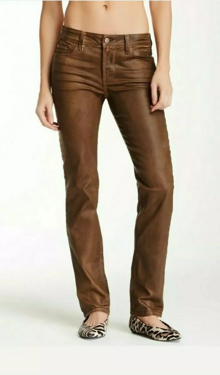 Nydj coated hotsell jeans