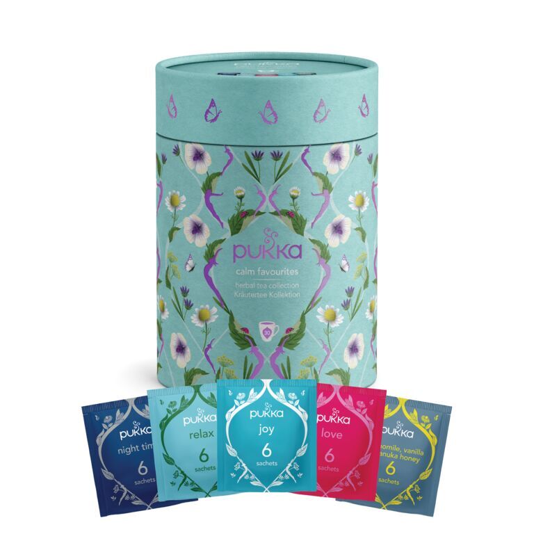 Selección de té Pukka Herbs Calm Collection
