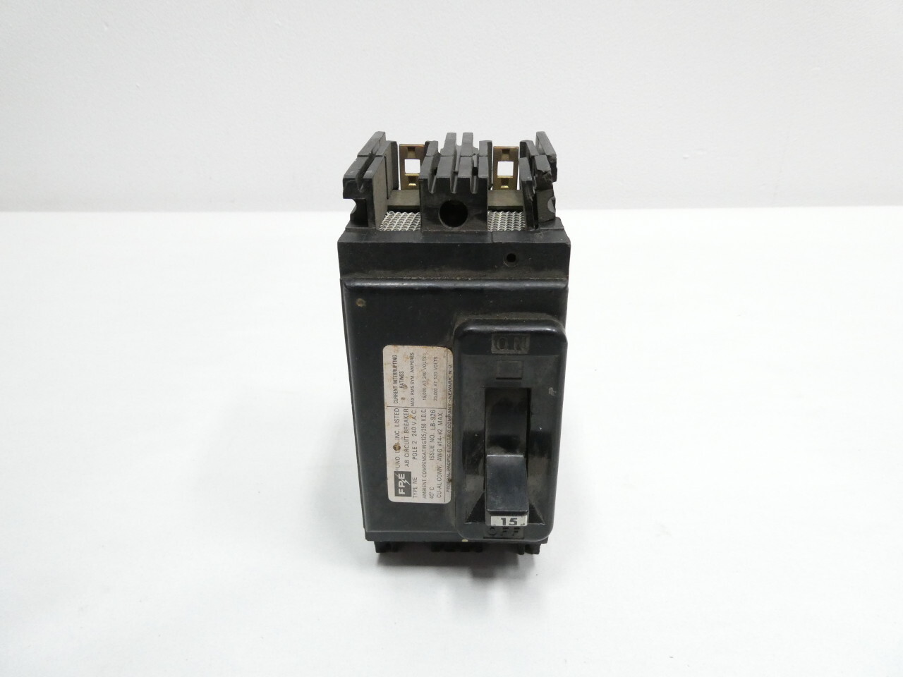 Fpe NE224015 Molded Case Circuit Breaker 2p 15a Amp 240v-ac