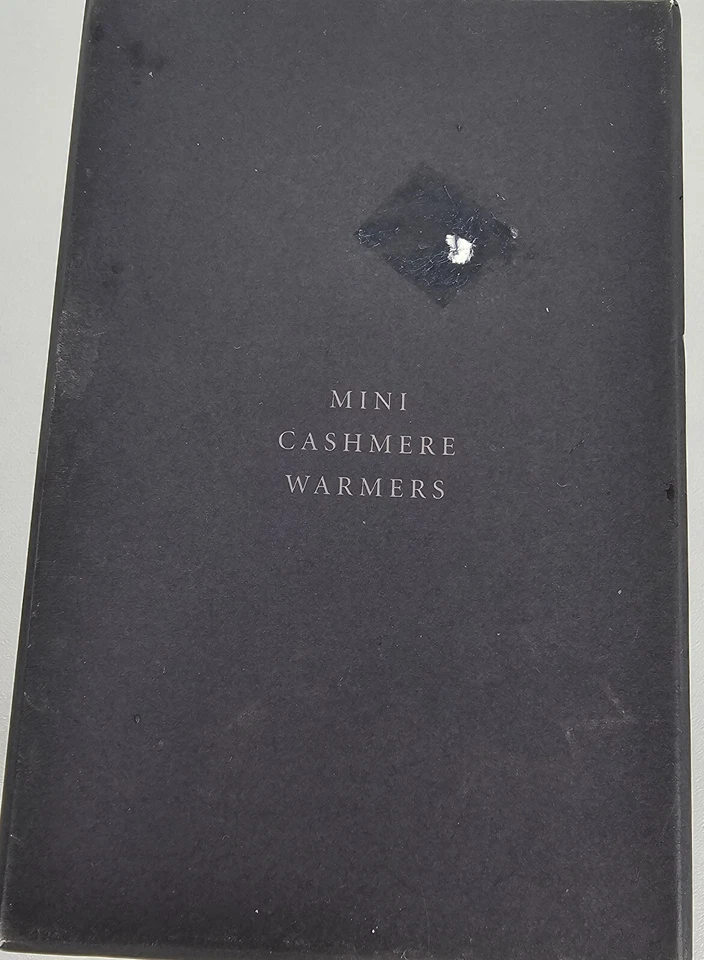 Mitones de lana de cachemir para bebé niño pequeño restauration Hardware calentadores de manos marfil suave Foto 3 de 4