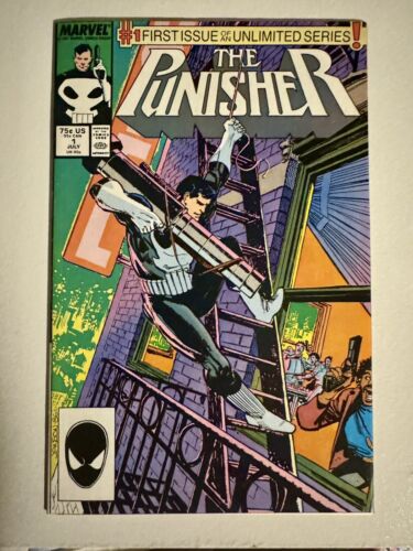 PUNISHER 1 1987 Vol.2 MARVEL COMICS 1st On Going Solo Punisher Series LOOK PICS - Picture 1 of 6