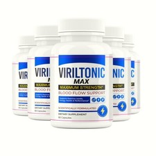 5-Pack Viriltonic Max, Viril Tonic Max Advanced Formula for Men - 300 Capsules