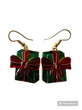 Lunch At The Ritz Christmas Earrings LATR 2GO