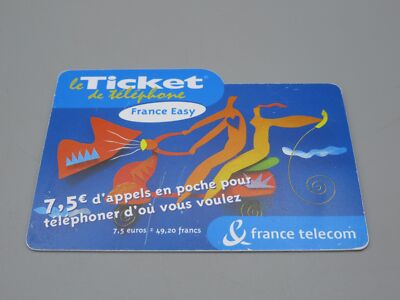 Das Telefonticket France Easy 7,5   - France Telecom 2004