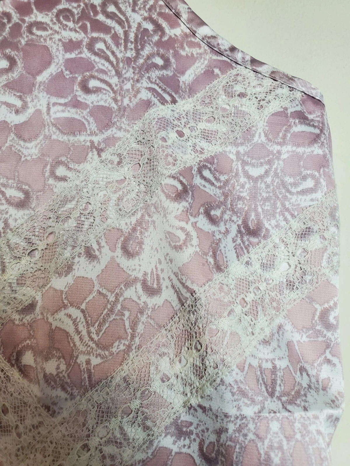 VALENTINO Anthropologie Eloise abito donna piccolo slip raso pizzo lingerie fata romantico