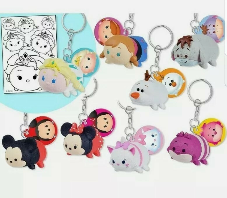 Disney tsum Tsum Figures Charms Series Frozen Set Of Anna Elsa
