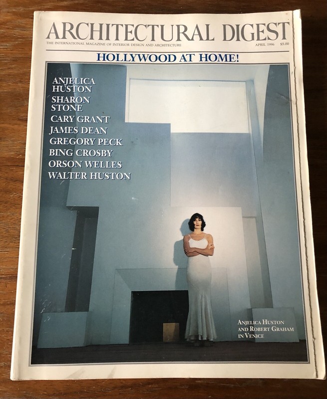 Architectural Digest April 1996 Hollywood at Home! Cary Grant James Dean Bing Cr
