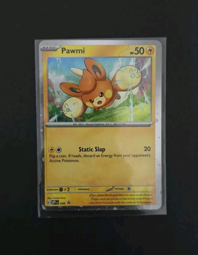 Pokemon Scarlet & Violet Pawmi SVPen 040 BLACK STAR PROMO SVP 40