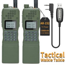  BAOFENG AR-152 15WATT U/VHF WALKIE TALKIE LONG RANGE TWO WAY HAM RADIO 1X CABLE