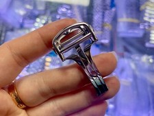 Fit for Cartier Leather Strap Band 14mm 16mm 18mm Buckle Deployment Clasp