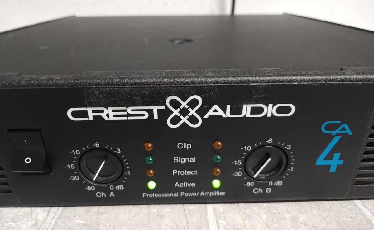 Crest Audio CA4 Stereo Professional Power Amplifier | eBay
